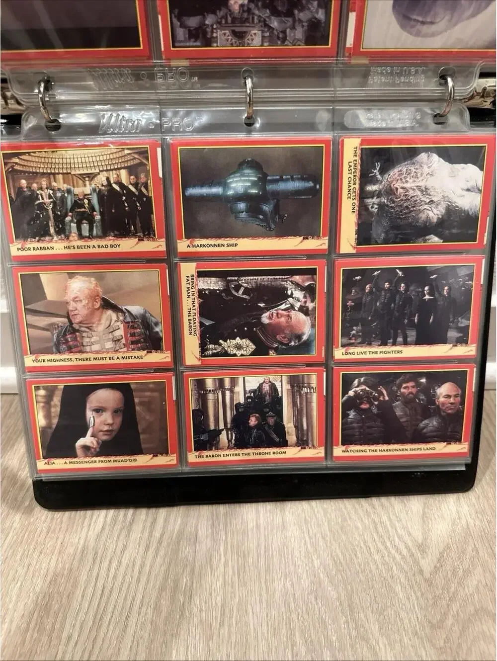 1984 Fleer Dune Movie Trading‎ Card Complete Base Set 137+